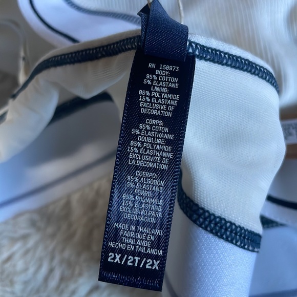 SKIMS | Cotton Rib Scoop Bralette in Marble Multi | 2X - Picture 10 of 15